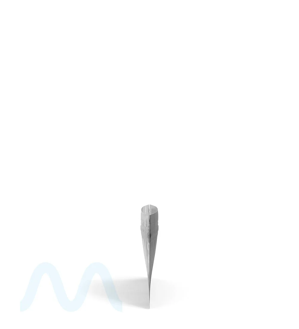 Tamper Evident | Matte Black Vista Mylar Bags for Pre-Roll/Syringe (Tear Notch) | 7in x 2.7in - 2g - 1000 Count - Image 5
