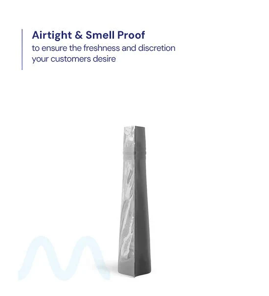 Tamper Evident | Matte Black Vista Mylar Bags (Tear Notch) | 3.62in x 5in - 3.5g - 1000 Count - Image 4
