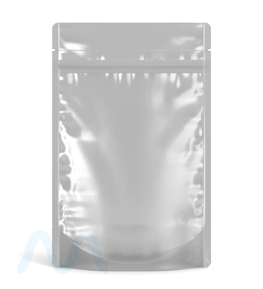 Tamper Evident | Matte Black Vista PCR Mylar Bags (Tear Notch) | 6in x 9.3in - 28g - 1000 Count - Image 3