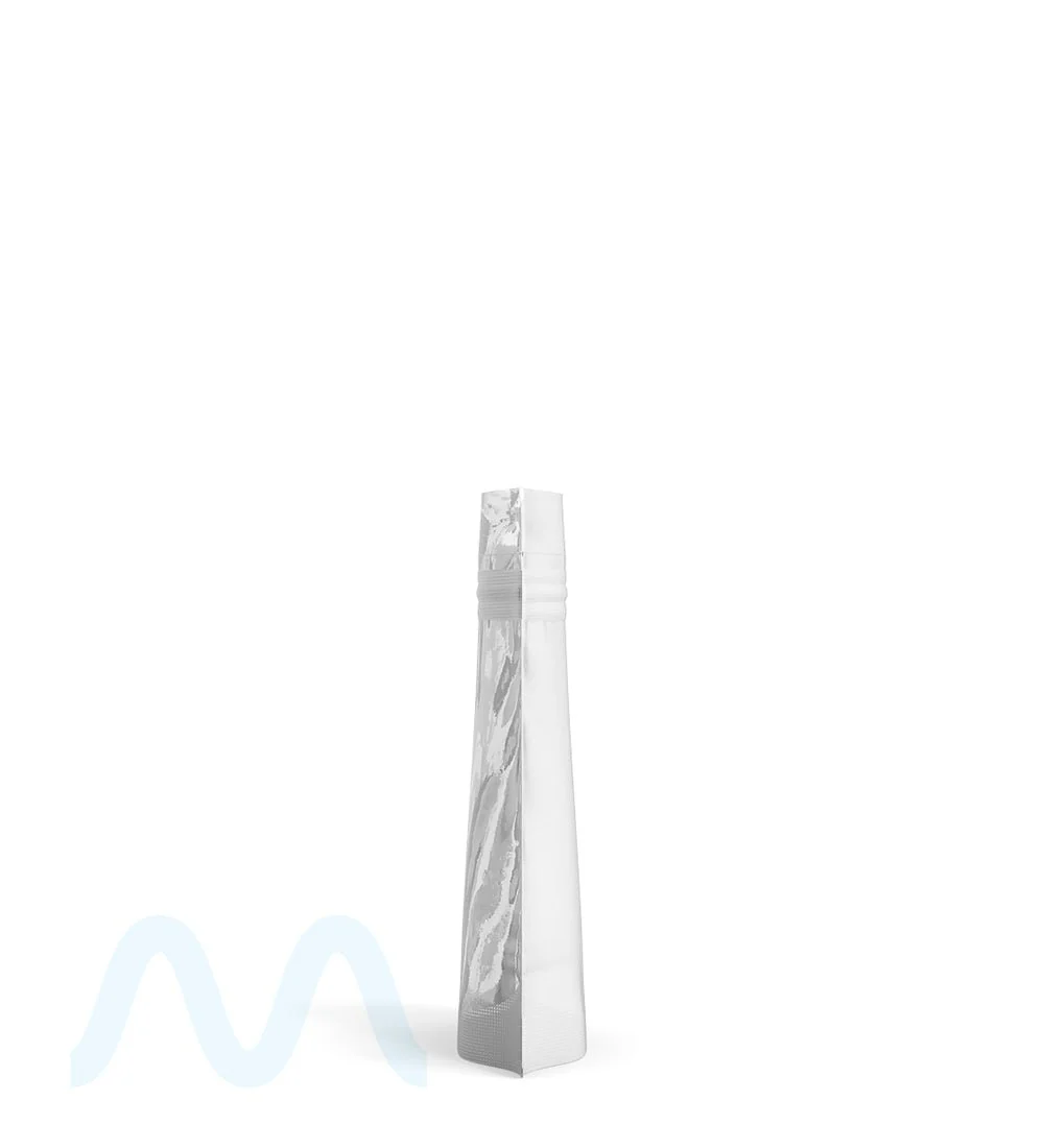 Tamper Evident | Matte White Vista Mylar PCR Bags (Tear Notch) | 3.6in x 5in - 3.5g - 1000 Count - Image 5