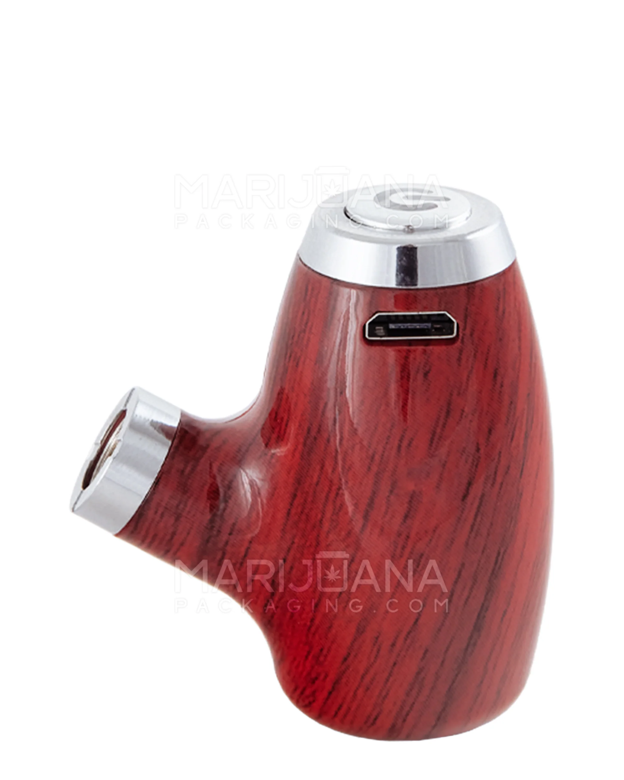 Variable Voltage "Old Man's Pipe" Shaped Vape Cartridge Battery | 900mah - Redwood Wood - 510 Thread - Image 7