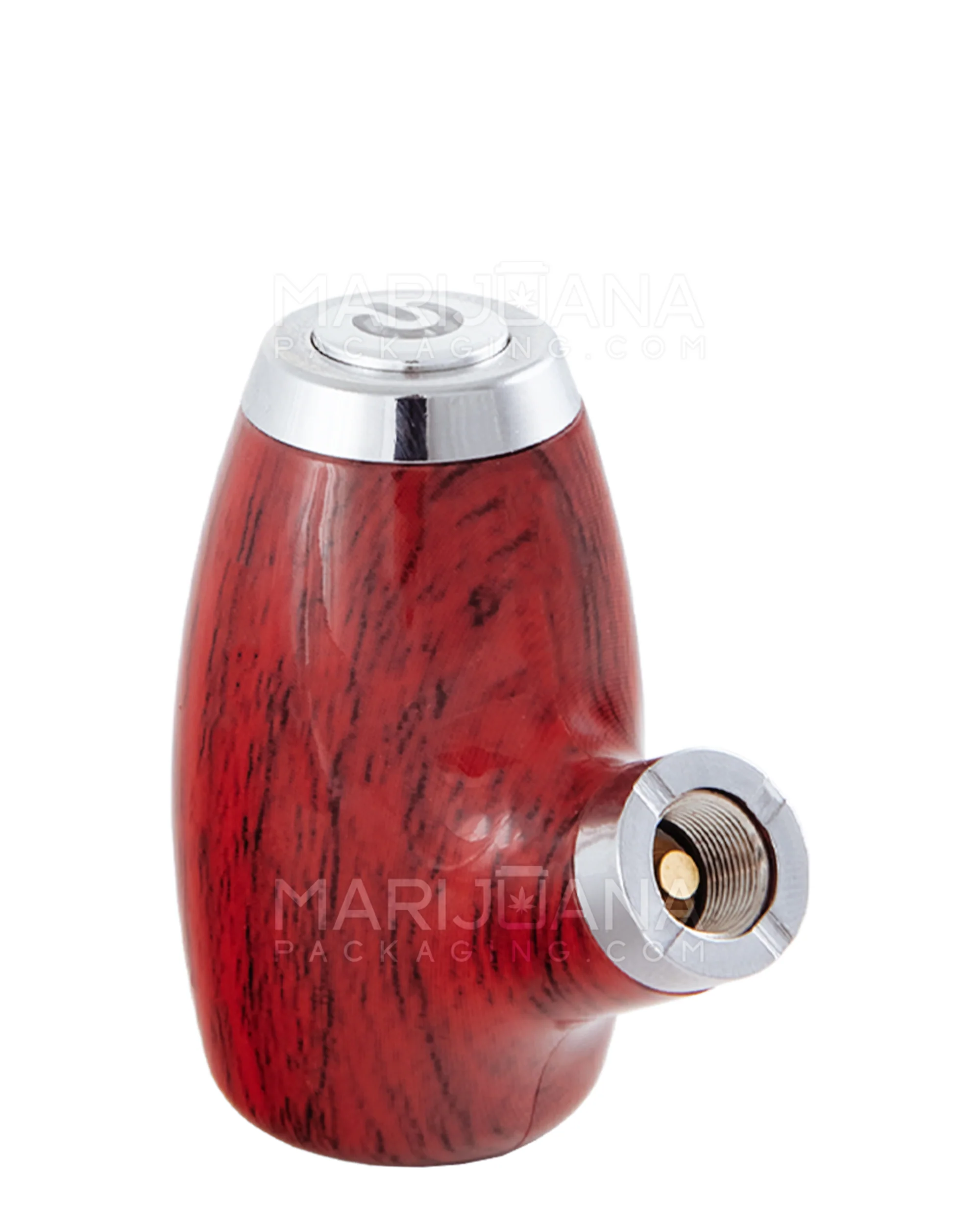 Variable Voltage "Old Man's Pipe" Shaped Vape Cartridge Battery | 900mah - Redwood Wood - 510 Thread - Image 9