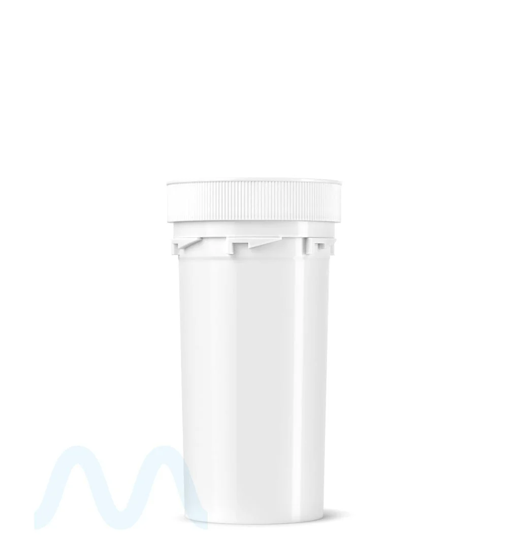 Child Resistant | Opaque White Reversible Cap Vials | 40dr - 10g - 150 Count - Image 4