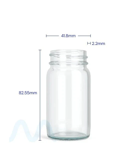 Wide Mouth Straight Sided Clear Glass Jars for Pre-Rolls | 38mm - 2oz - 160 Count - Image 5