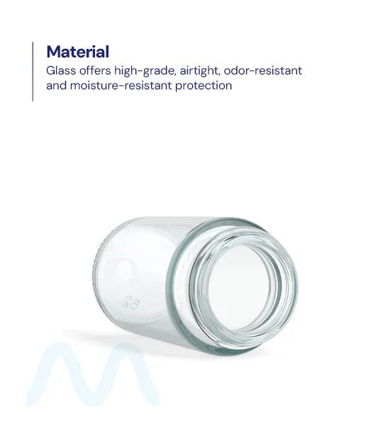 Wide Mouth Straight Sided Clear Glass Jars for Pre-Rolls | 38mm - 2oz - 180 Count - Image 3